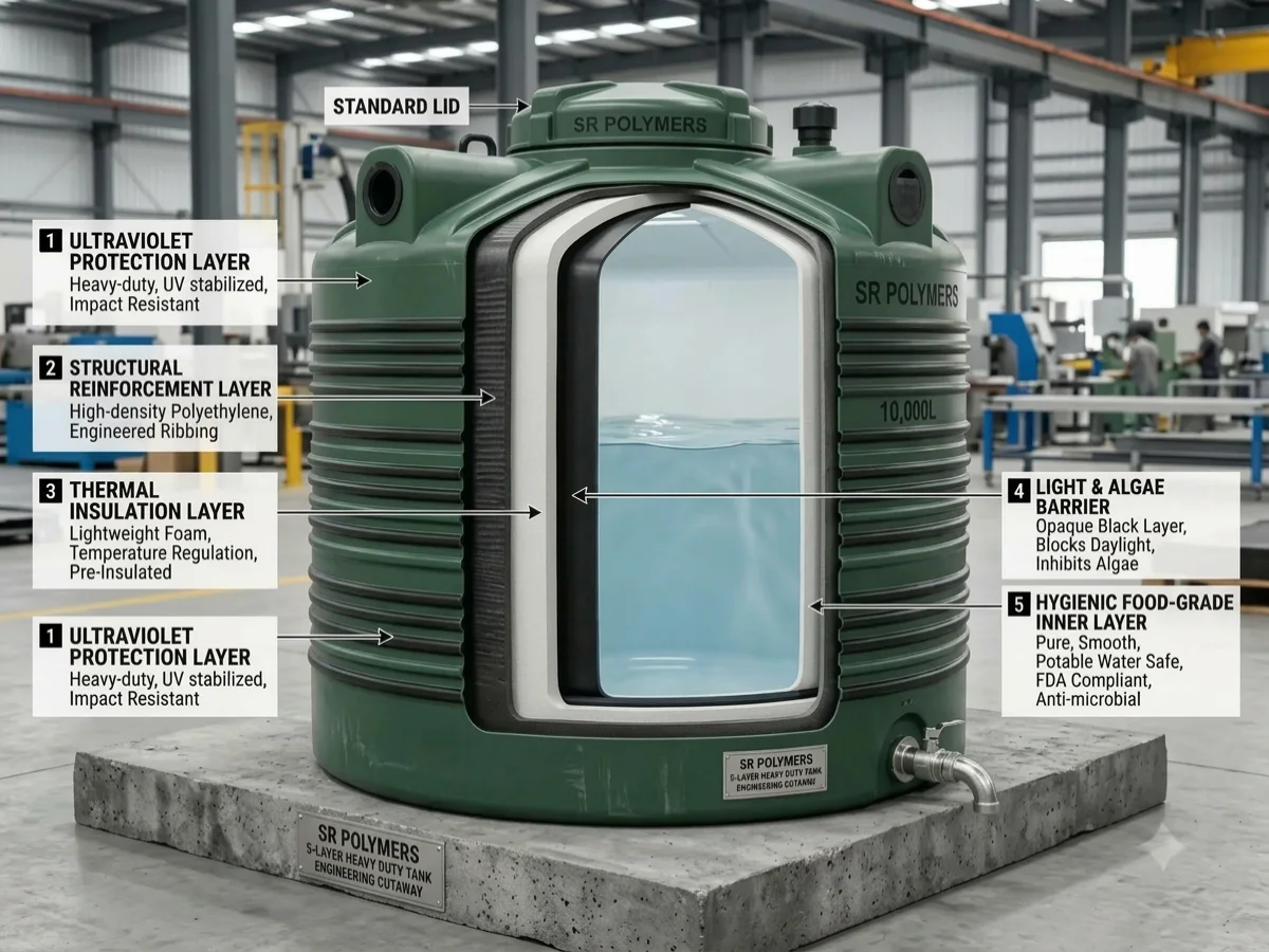 5 Layer Water Tanks